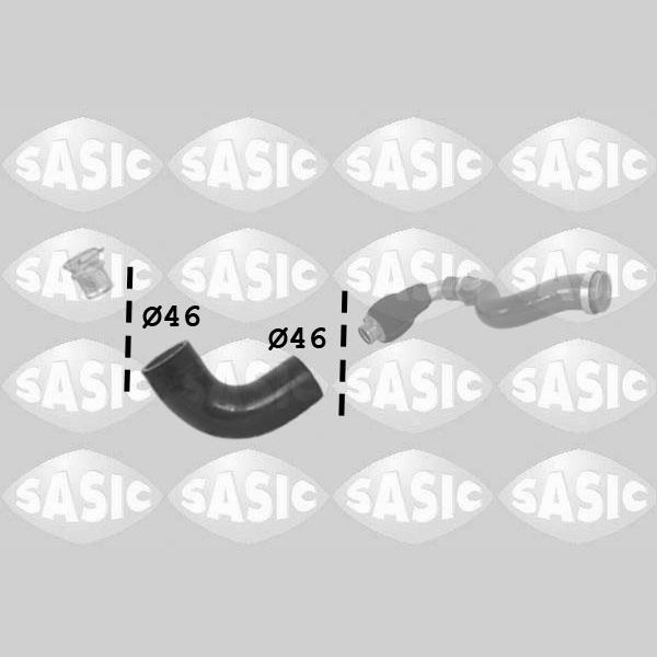SASIC SAS3334038 Charge Air Hose
