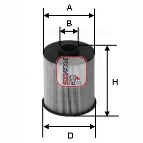SOFIMA S6077NE Fuel Filter