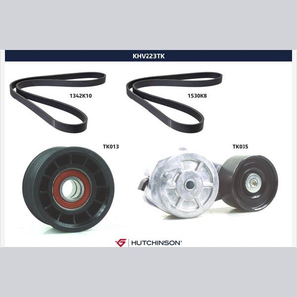 HUTCHINSON HUKHV223TK V-Ribbed Belt Set