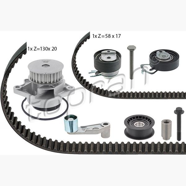 HANS PRIES HP112971 Water Pump & Timing Belt Kit