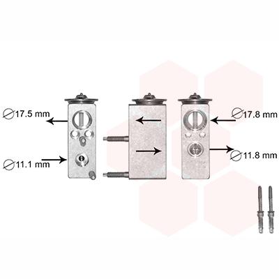 VAN WEZEL WEZ09001276 Air Conditioning Expansion Valve