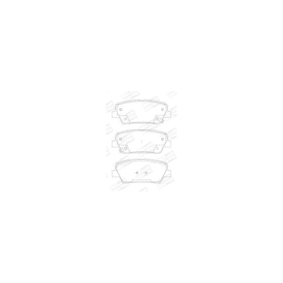 Champion 572639Ch Brake Pad Set