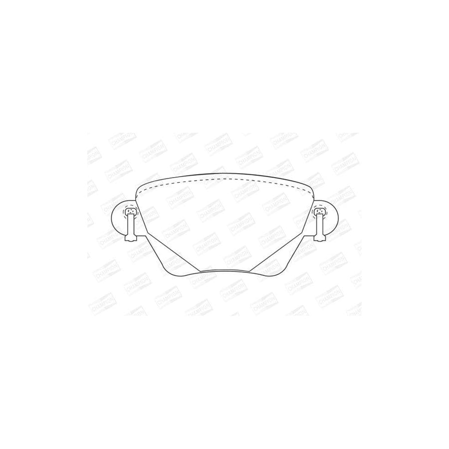 Champion 573012Ch Brake Pad Set