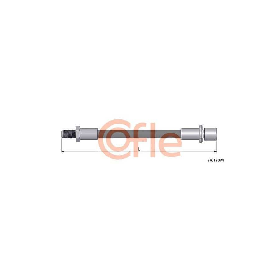 Cofle 10.9585 Hand Brake Cable Suitable for Mercedes-Benz S-Class Coupe (C215)