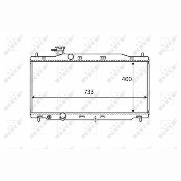 NRF NRF58458 Engine Radiator