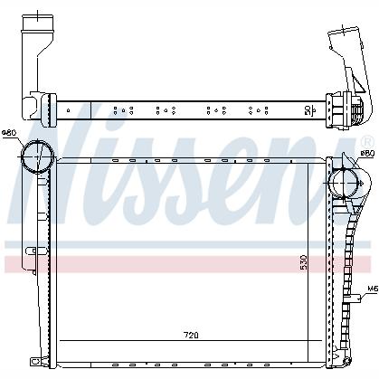 NISSENS NIS97072 Charge Air Cooler