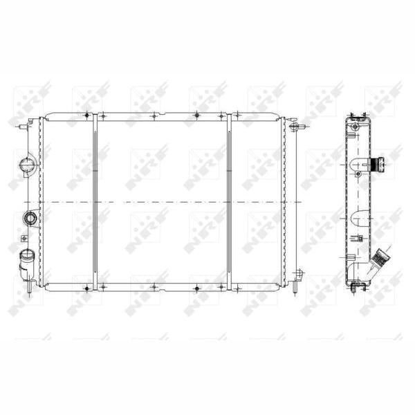 NRF NRF58106 Engine Radiator