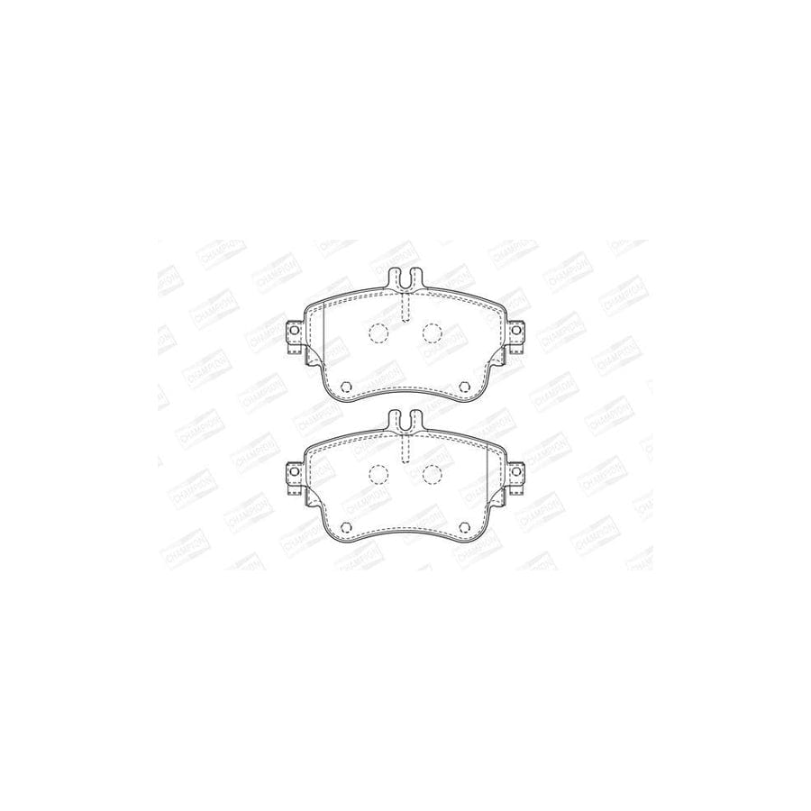 Champion 573402Ch Brake Pad Set