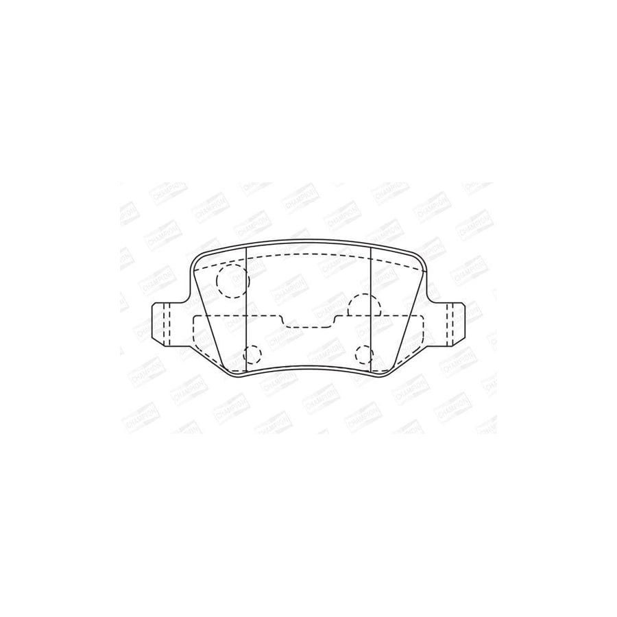 Champion 573082Ch Brake Pad Set