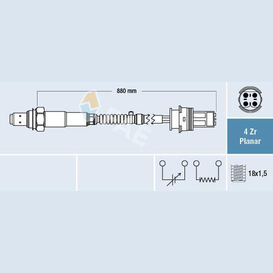 FAE AE77270 Lambda Sensor
