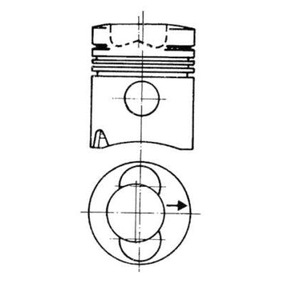 KOLBENSCHMIDT 93280600 Piston