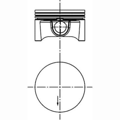KOLBENSCHMIDT 40388610 Piston