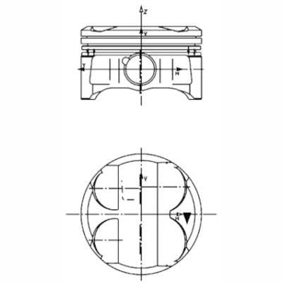KOLBENSCHMIDT 40086620 Piston