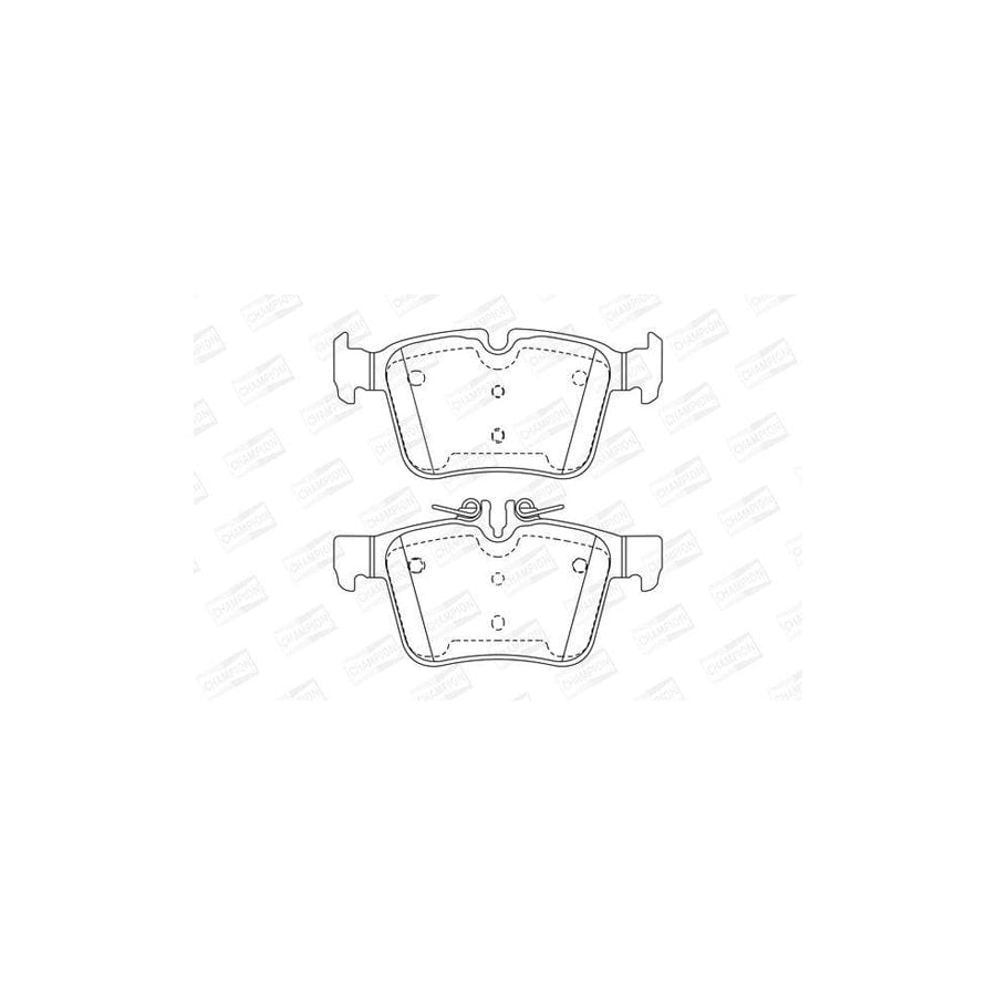 Champion 573609Ch Brake Pad Set Suitable for Mercedes-Benz C-Class