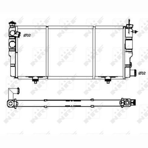 NRF NRF507120 Engine Radiator