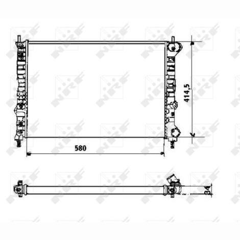 NRF NRF58169 Engine Radiator