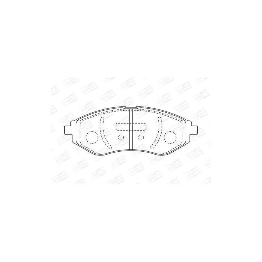 Champion 572539Ch Brake Pad Set