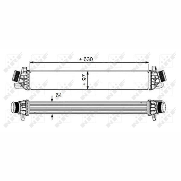 NRF NRF30540 Charge Air Cooler