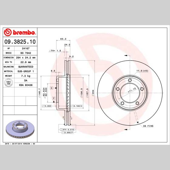 AUGER AUG54564 Disc Brake Caliper Repair Kit