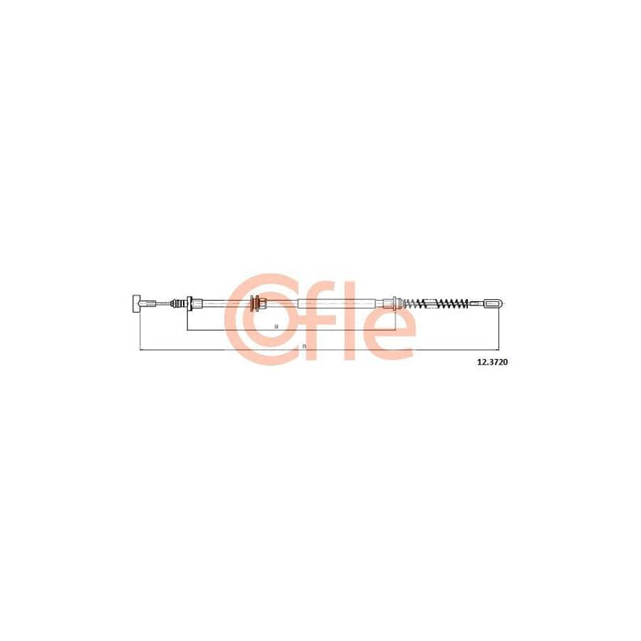 Cofle 12.3720 Hand Brake Cable for Iveco Daily
