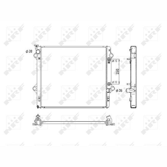 NRF NRF53575 Engine Radiator