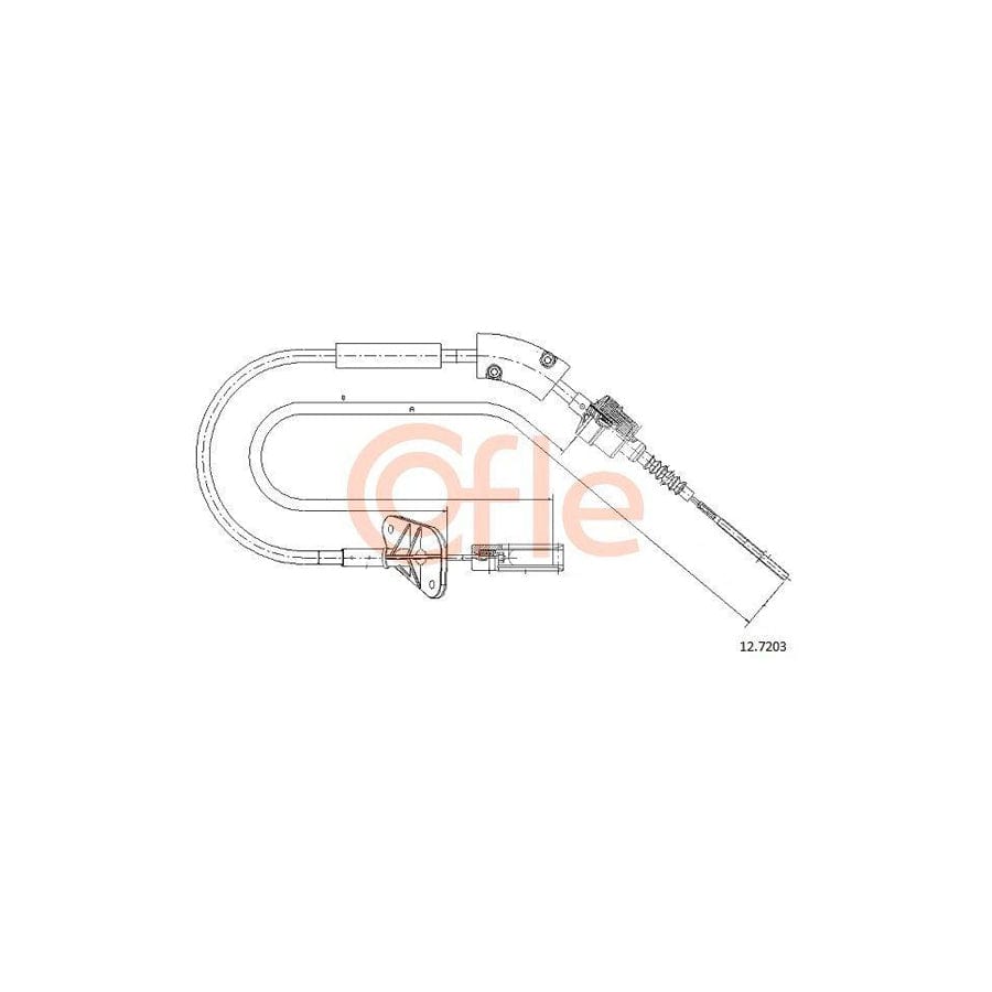 Cofle 12.7203 Clutch Cable