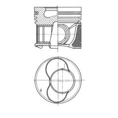 KOLBENSCHMIDT 41159610 Piston