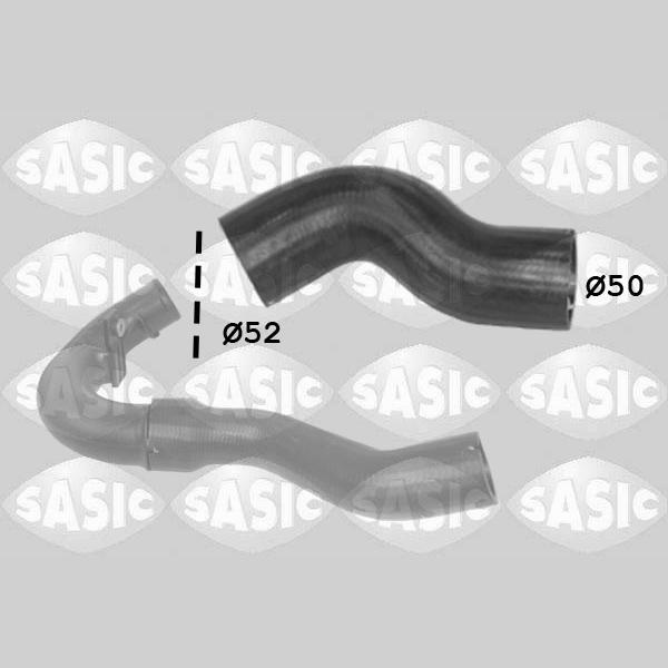 SASIC SAS3336205 Charge Air Hose