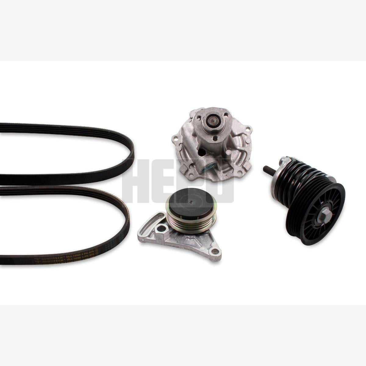 HEPU PK05423 Water Pump + V-Ribbed Belt Kit