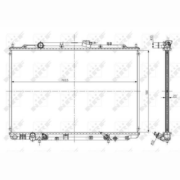NRF NRF56052 Engine Radiator