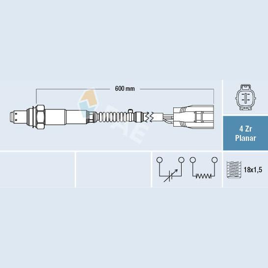FAE AE77496 Lambda Sensor