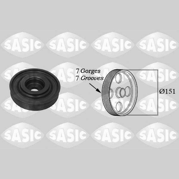 SASIC SAS2154009 Crankshaft Belt Pulley