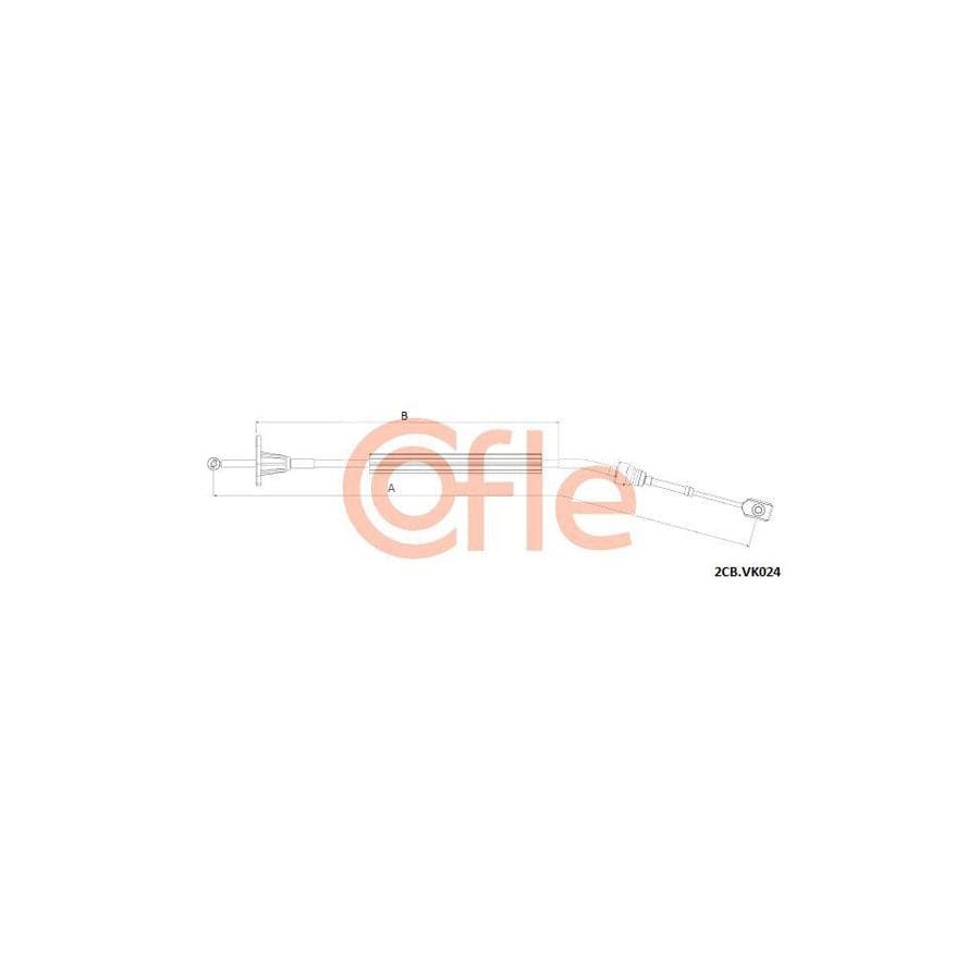 Cofle 92.2Cb.Vk024 Cable, Manual Transmission