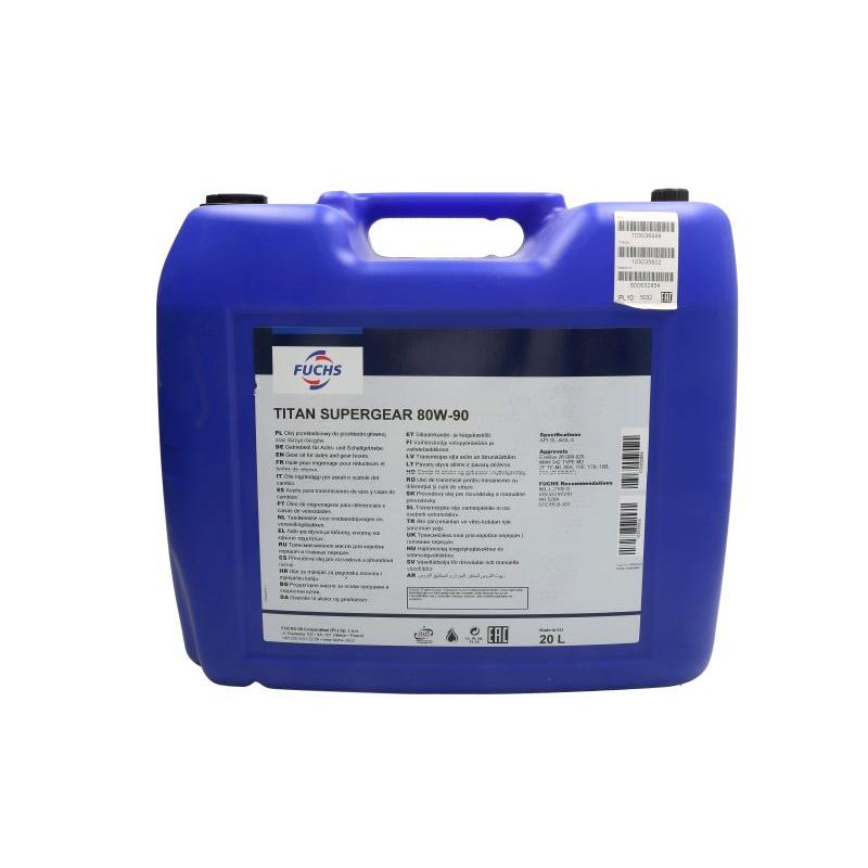 FUCHS OIL TITANSUPG.80W9020L Manual Transmission Oil