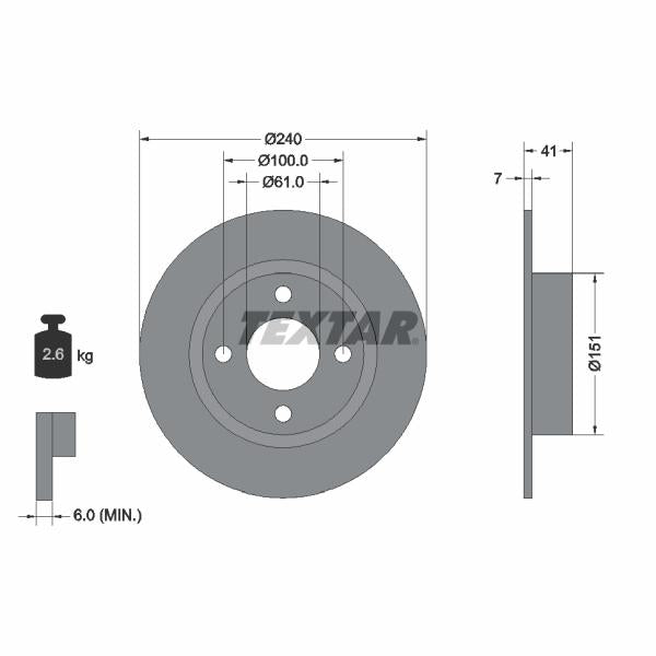 HERTH+BUSS JAKOPARTS J3271006 Brake Caliper Guide Sleeve Kit