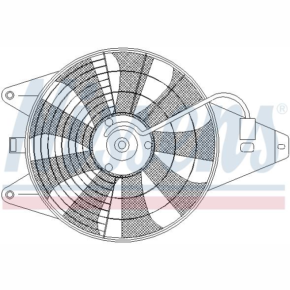 NISSENS NIS85375 Air Conditioning Condenser Fan