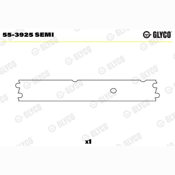 GLYCO 55-3925SEMI Connecting Rod Small End Bushes