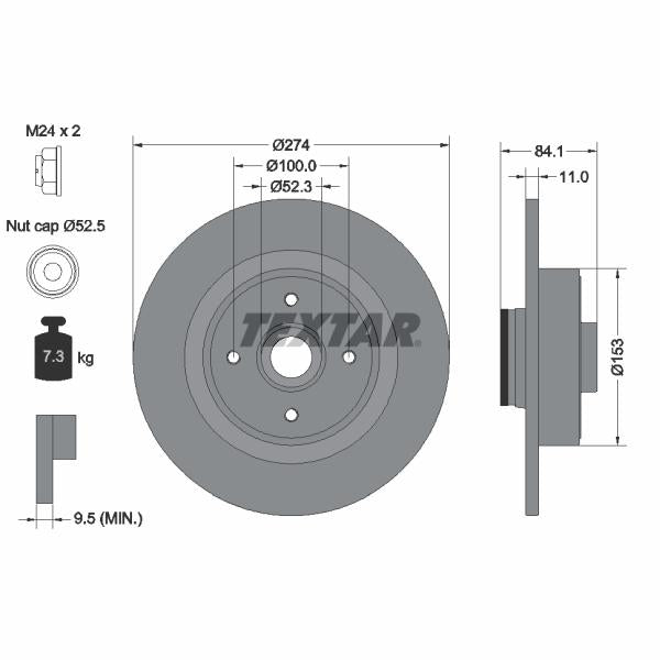 OE TOYOTA 47882-02031 Brake Disc Splash Guard