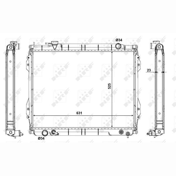 NRF NRF56120 Engine Radiator