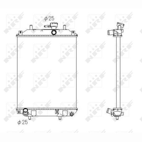 NRF NRF53413 Engine Radiator