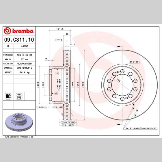 BBP 41512BBP Disc Brake Caliper Repair Kit