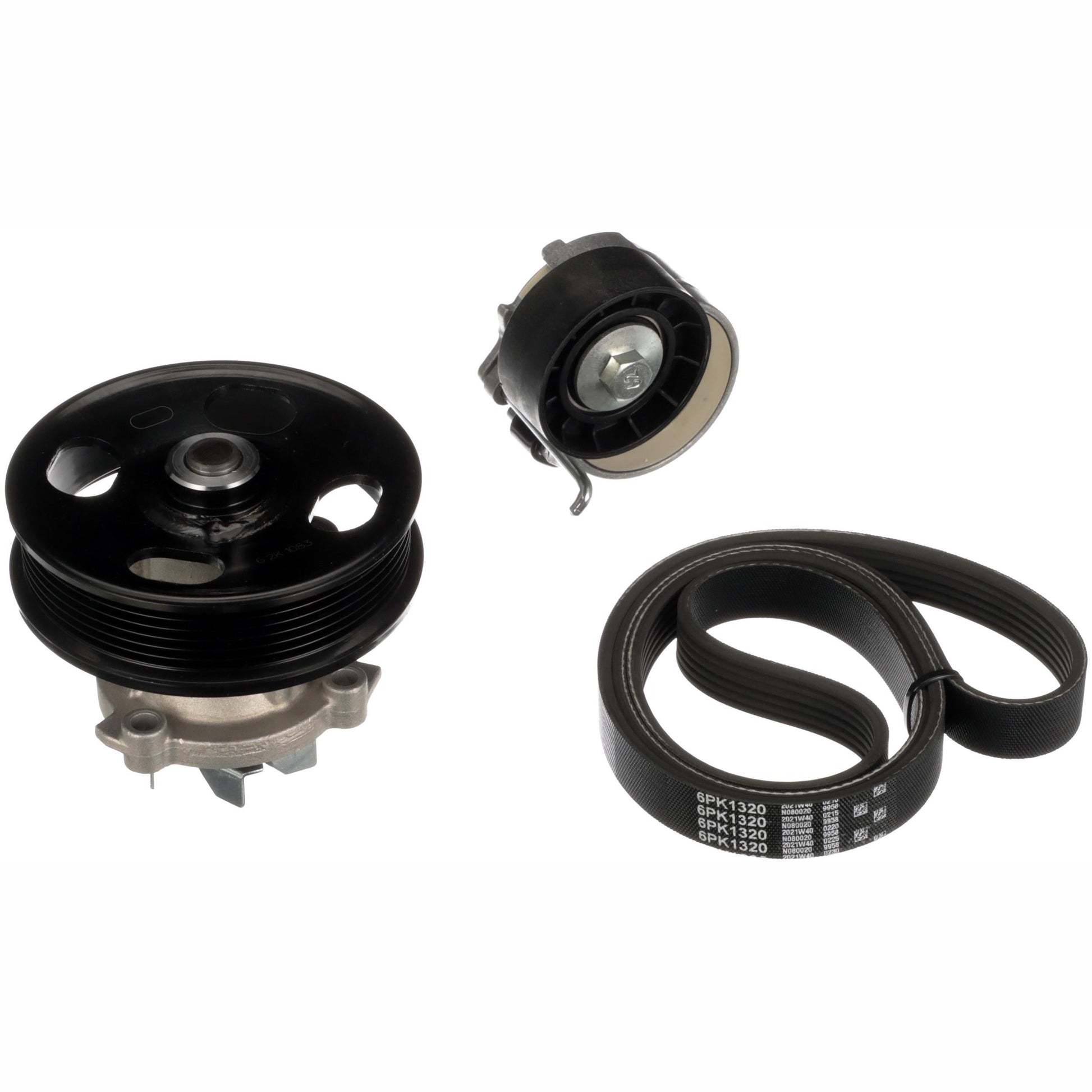 GATES GATKP26PK1320 Water Pump + V-Ribbed Belt Kit
