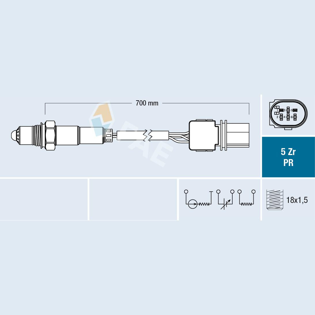 FAE AE75099 Lambda Sensor