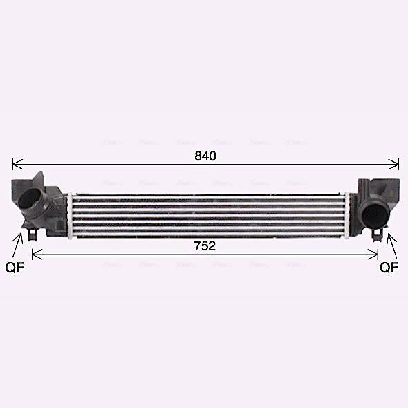 AVA COOLING BW4579AVA Charge Air Cooler