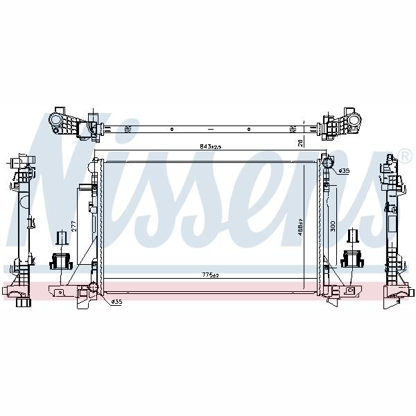 NISSENS NIS606411 Engine Radiator