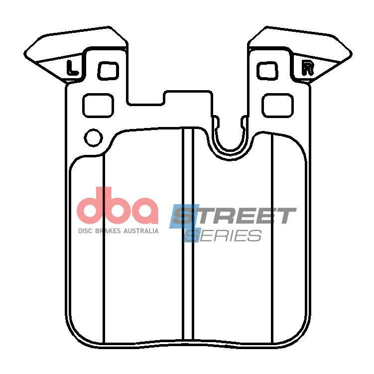 DBA DB15127XP High Performance Brake Pad Set