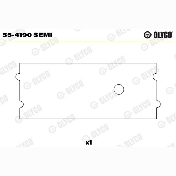 GLYCO 55-4190SEMI Connecting Rod Small End Bushes