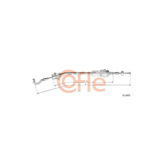 Cofle 92.11.1623 Throttle Cable for BMW 3 Series