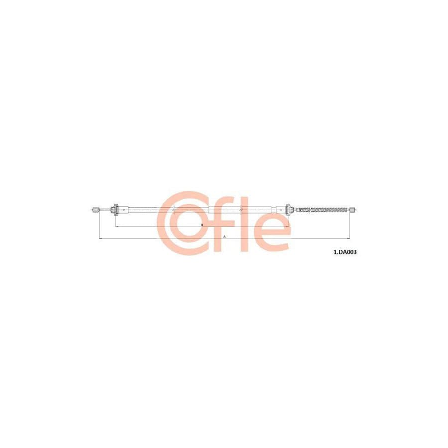 Cofle 92.1.Da003 Hand Brake Cable for Dacia Logan