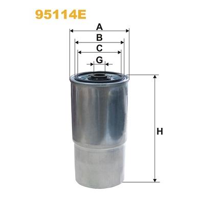 WIX FILTERS 95114EWIX Fuel Filter